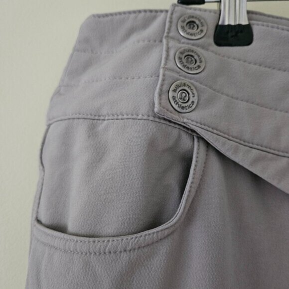 Lululemon Athletica Pants Womens 10 Gray Wide Leg Windbreaker Trail Hiking Y2K - Picture 10 of 16